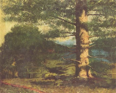 Landscape With Tree Gustave Courbet Wikiart Org Encyclopedia Of