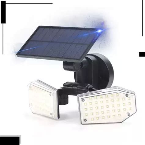 L Mpara Solar De Pared Led Con Sensor De Modos Para Jardi Color