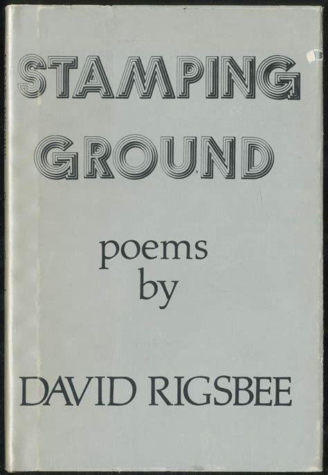 Stamping Ground Poems Uk 9780882331676 Books