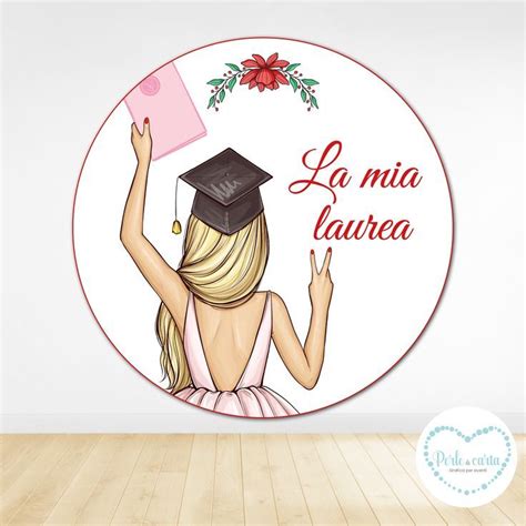 Backdrop Laurea Cartellone Festa Di Laurea Banner Graduation Party