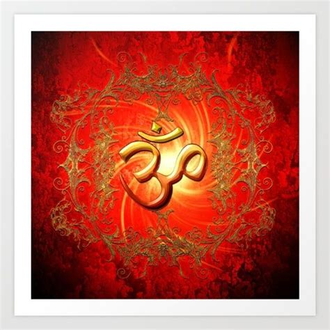 Om Sign Art Print By Nicky2342 Society6 Sign Art Art Prints Art