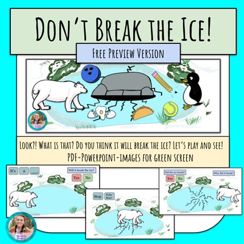 Don't Break the Ice! (Preview Version) | Speech therapy activities ...