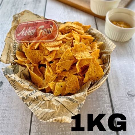 Kerepek Viral Tik Tok Kepek Tortilla Keropok Tortilla Nachos Kg Spicy