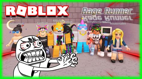 Rage Runner Avec Les Abonnes Roblox Rage Runner Youtube