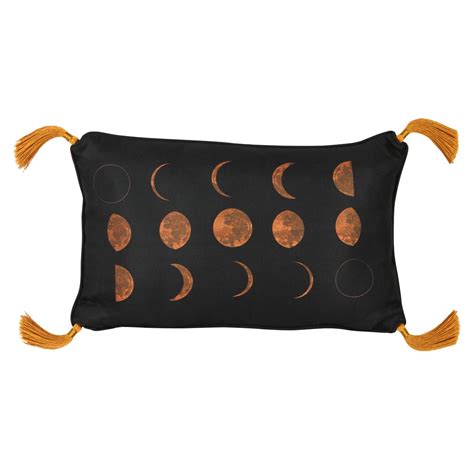 Rectangular Moon Phases Cushion Pen Y Coed Castle Gift Shop