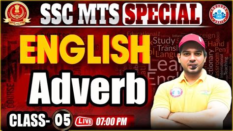 Ssc Mts English Classes Adverb For Ssc Mts Mts English By