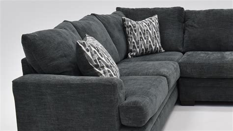 Aden Sectional Sofa With Chaise Gray Home Furniture Plus Bedding