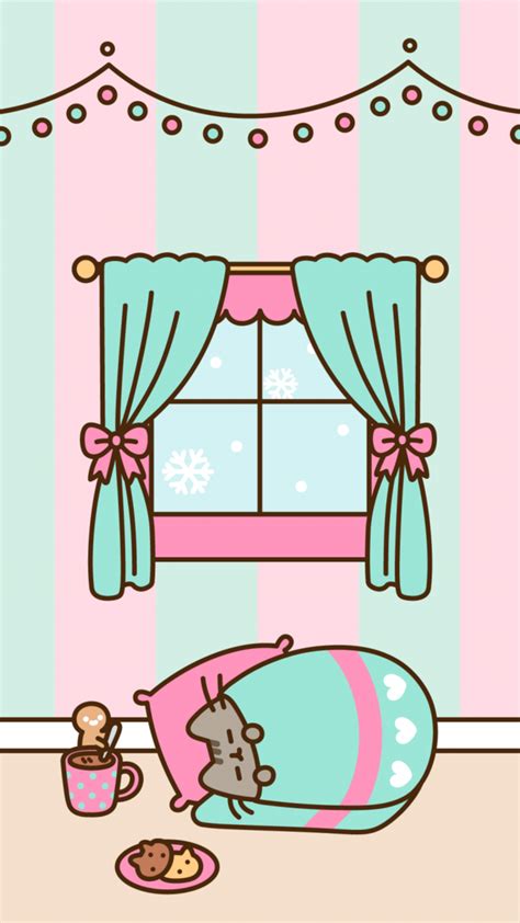 Pink Christmas Kawaii Wallpapers Wallpaper Cave