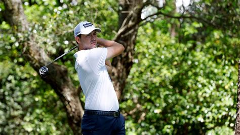 Patrick Cantlay Plays A Stroke From The No 2 Tee During The First