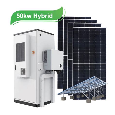 50kw Hybrid Solar Power System Jmhpower