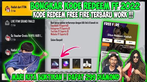 Bongkar Kode Redeem Free Fire Terbaru Agustus Hari Ini Youtube