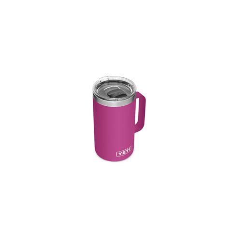 Yeti Rambler 24 Oz Mug With Magslider Lid Prickly Pear Pink