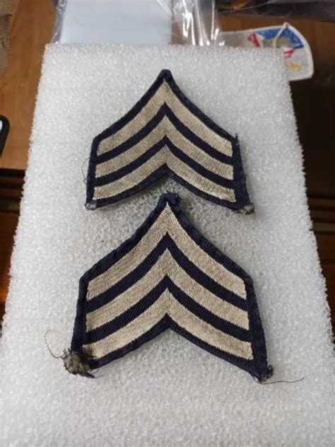 LOT DE GRADES Armee Us SERGEANT Ww2 Original EUR 14 00 PicClick FR