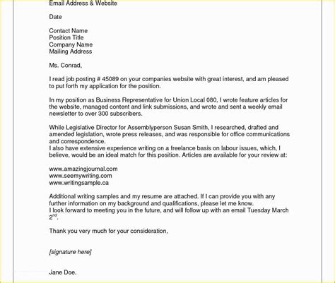 Free Email Cover Letter Templates Of Email Resumeer Letter Format Template Message Send And In