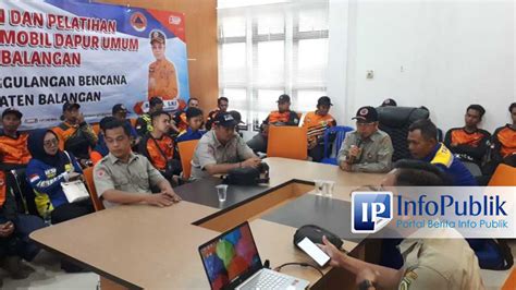 Infopublik Anggota Trc Bpbd Balangan Dilatih Cara Mengoperasionalkan