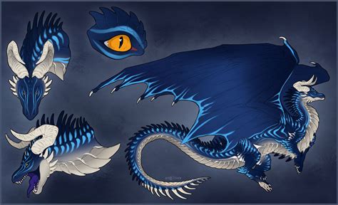 Dragon Reference Sheet For Xheilious Ych Commissi By Trioza On Deviantart