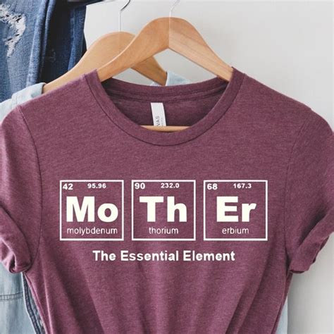 Mother Periodic Table Shirt Chemistry Mom T Shirt Funny Mom Etsy