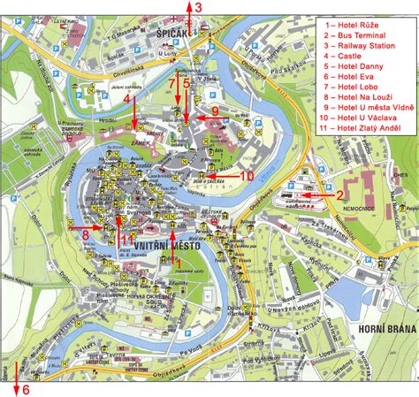 Cesky Krumlov Czech Republic Map