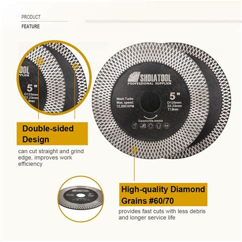 Hot Pressed Sintered Double Sides X Mesh Turbo