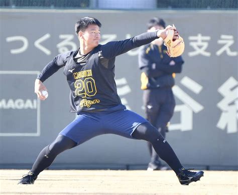 写真：阪神ドラ1・森木がブルペン入り 習得めざすツーシームも投げる 東スポweb