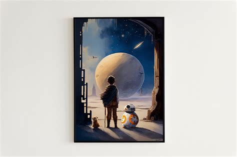 10 Star Wars Paintings Star Wars Digital Print Collection Etsy