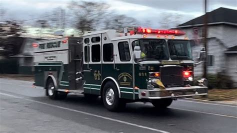 West Deptford Engine 611 Responding Ex Greenfields Engine 663 Youtube