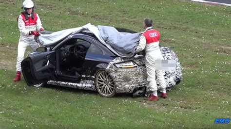 Audi Crasht Nieuwe Tt Rs Autobahn