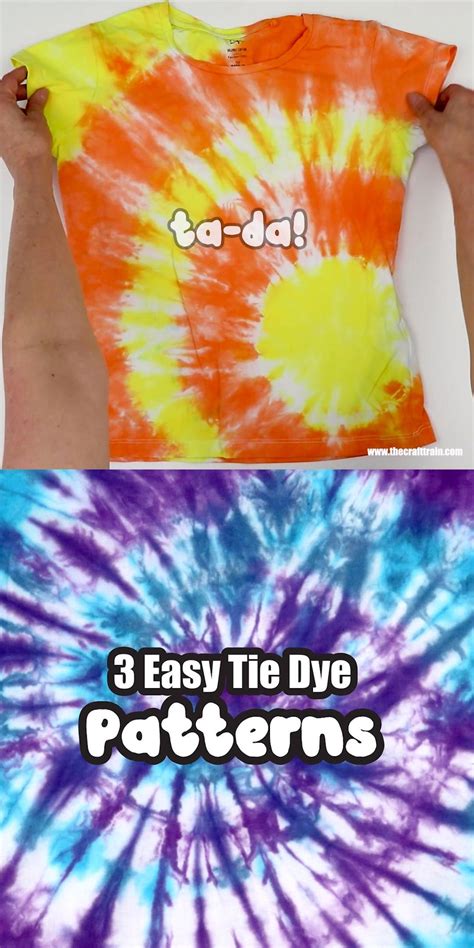 How To Tie Dye 3 Easy Patterns Artofit