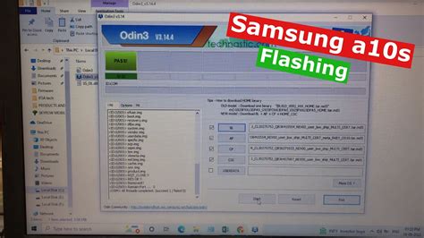 Samsung A10s Sm A107f Flashing With Orginal Firmware Free Odin Tool Samsung A10s Stuck On