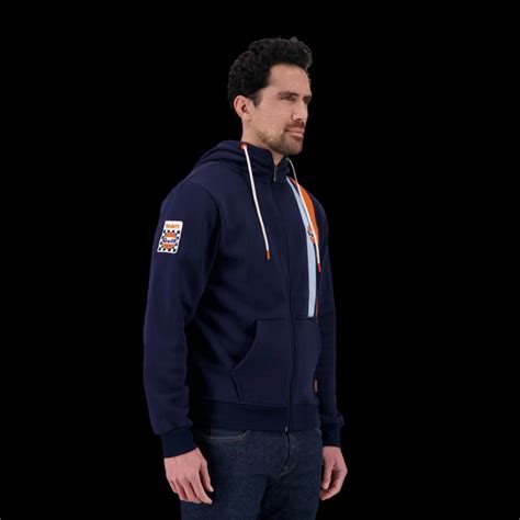 Gulf Jacke Racing Timeless History Marineblau Gu Ssm Herren