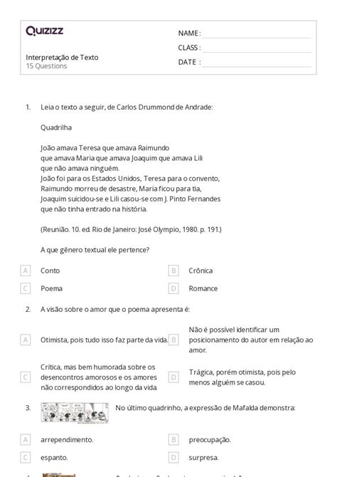 Mais De Planilhas Interpreta O De Gr Ficos No Quizizz Gratuito E