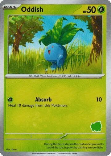 Oddish My First Battle Bulbapedia The Community Driven Pokémon