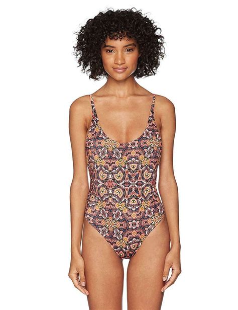 Billabong Women S Sun Tribe Reversible One Piece Swim Multi Medium EBay