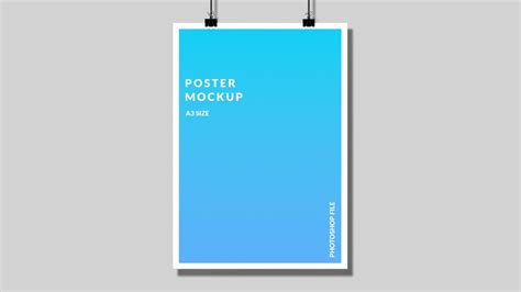 Premium Psd Psd A3 Poster Mockup