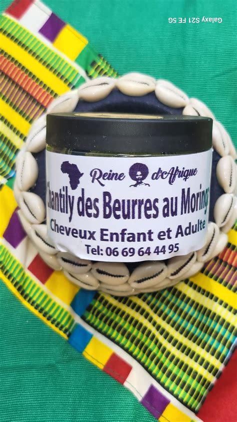 Crème cheveux au beurre de Moringa