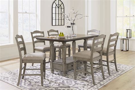 Lodenbay Counter Height Dining Room Set By Signature Design By Ashley