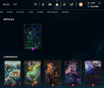 Conta League Of Legends 100 Skins League Of Legends Contas GGMAX