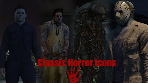 Mtns Hallloween Pack Part I Classic Horror Addon Peds Gta5