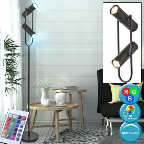 Lampe Sur Pied Projecteur De Plafond Spot T L Command Gradable Dans