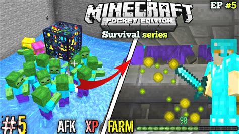 I Made Unlimited Xp Farm In Mcpe 4 Minecraft Pe EP 5 Hindi