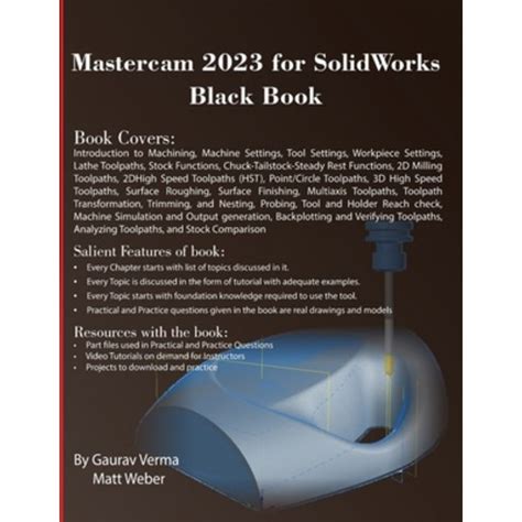 Mastercam For Solidworks Black Book Paperback Cadcamcae