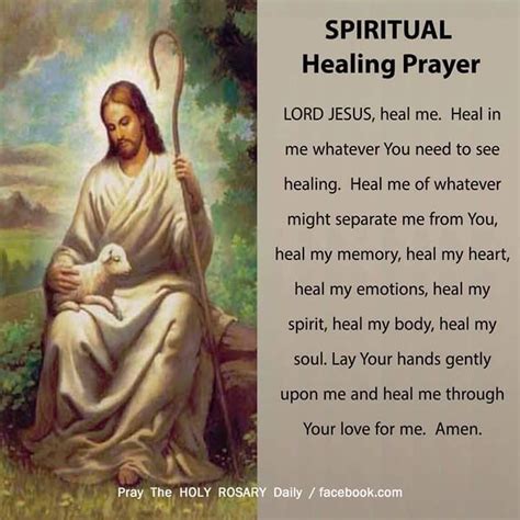 Healing Prayer - LORD JESUS, heal me. Heal in me whatever You need to ...