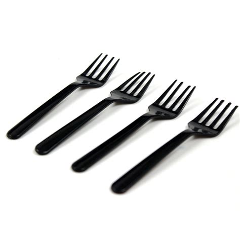 Disposable Plastic Cutlery PS 115mm Mini Fork For Cake Party Supply