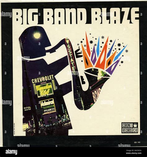 Big Band Blaze - Vintage vinyl album cover Stock Photo - Alamy