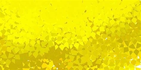 Textura De Vector Verde Oscuro Amarillo Con Tri Ngulos Al Azar