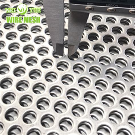 Stainless Steel Round Hole Sieves Perforated Metal Mesh Punching Sheet