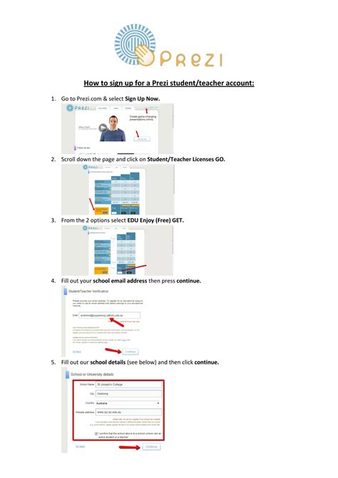 How To Sign Up For A Prezi Education Account Pdf
