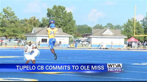 Tupelo Cornerback Maison Dunn Has Committed To Ole Miss Youtube