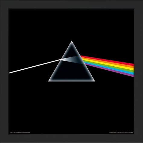 Pink Floyd (Dark Side of the Moon) Album Cover Framed Print | The Art Group