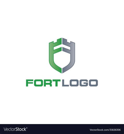 Fort logo Royalty Free Vector Image - VectorStock